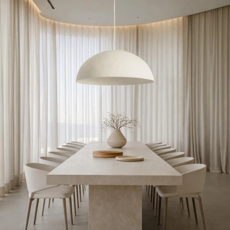 Pendant lamp Clay Natural E27