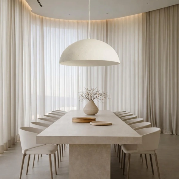 Pendant lamp Clay Natural E27