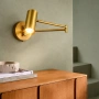 Wall lamp Beatrice Swing Arm with charging ports BR