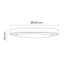Ceiling  lamp Lyra Natural Stone LED CCT