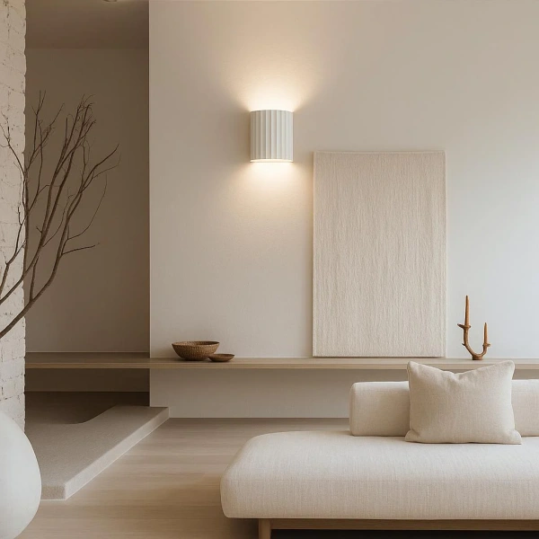 Wall lamp Molten Plaster GU10