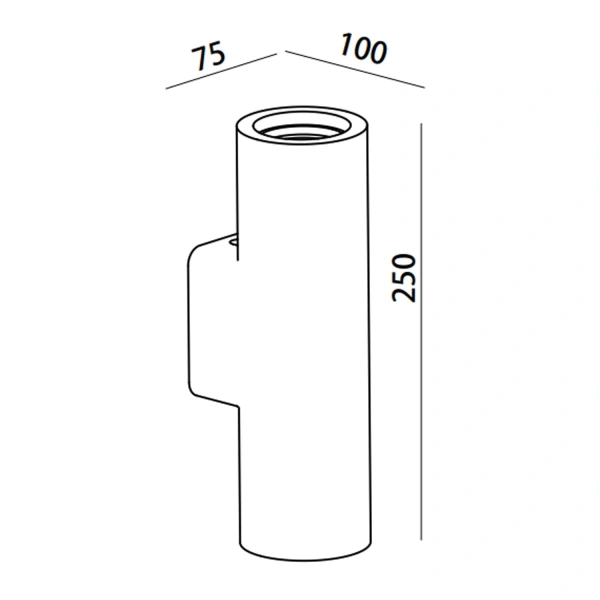Wall lamp Eon Plaster GU10
