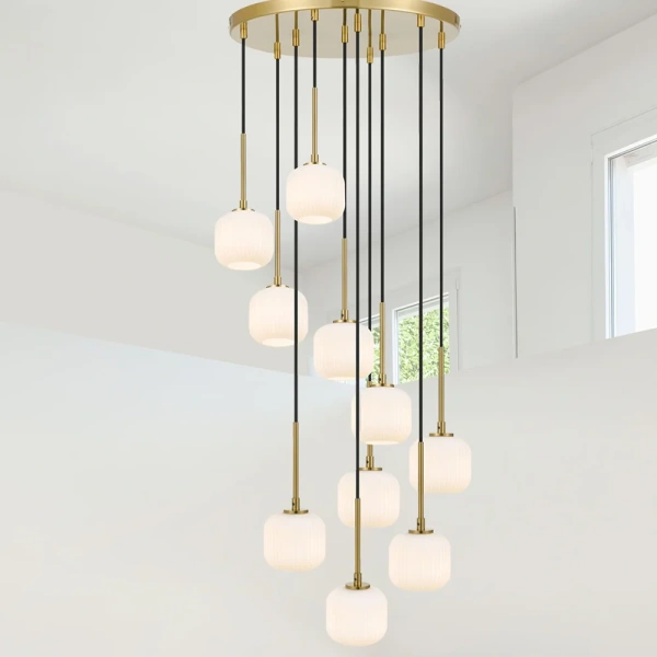 Pendant lamp BOBO 10 G9 D450 GL