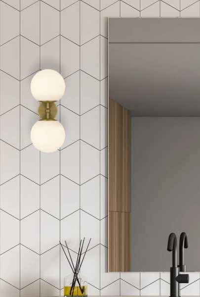 Wall light ETERNA 2 E27 H37 IP44 GDOP