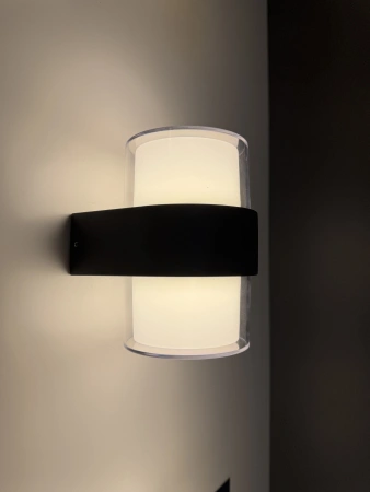 Wall light Otara 2lt IP65 10W 3CCT BLK