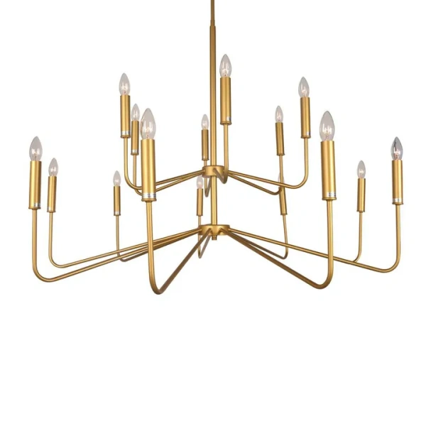 Chandelier Wentworth 40W 15lt E14 GOLD