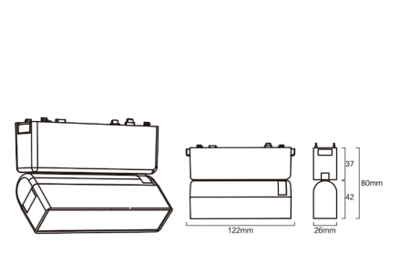 Track Opal Line Adjustable Z3080-5.OP.CCT.BK 48V 5W WIFI