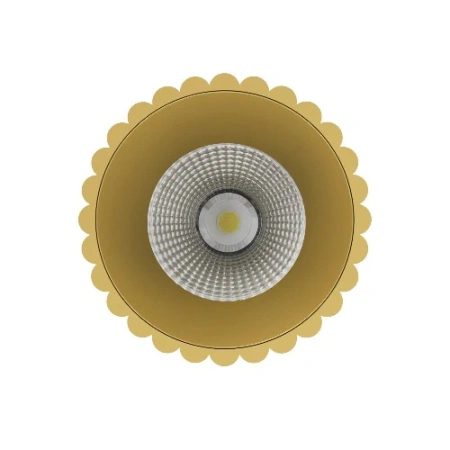 Pendant lamp COB Ripple LED 12W 3CCT D90 BRS