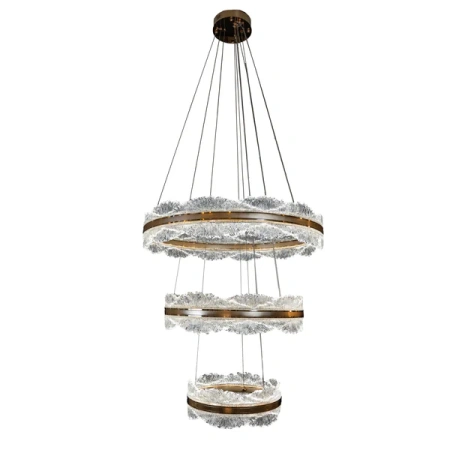 Pendant lamp Raya 3 LED 180W GD
