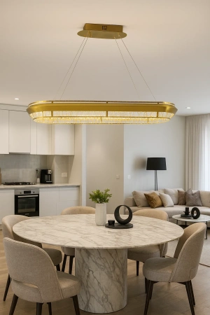Pendant lamp Royal Crystal LED 60W CCT Dim L120 GL remote