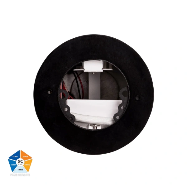 Surface downlight Nella BLK Extension 5CCT LED 12W IP54