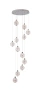 Pendant lamp ADRIANA 12 LED 80W CHR Remote