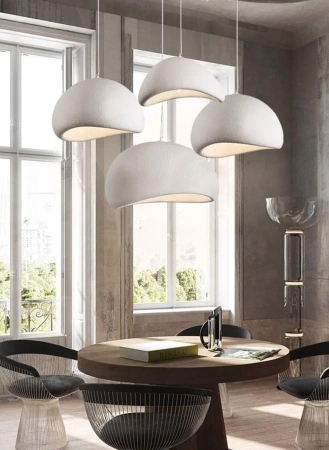 Pendant lamp Emi P45 E27 WHT