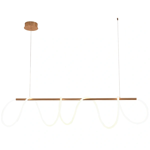 Pendant lamp Squiggle 20 LED 55W 3K BRS