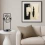 Table lamp Rocha E27 Black Smoked