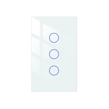 Wall Switch 3 Gang Zigbee Wifi WHT