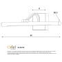 Wall light Kinden Chrome LED 10W 3CCT CHR