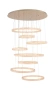 Pendant lamp HAILO 8 LED 450W GL