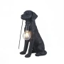 Table lamp Golden Retrieve LED Black