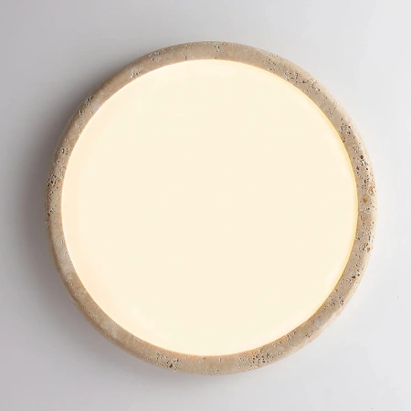 Ceiling lamp Soluna Travertine Oyster LED