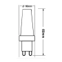 Globe G9 LED Filament 3W 5520079D 6000K