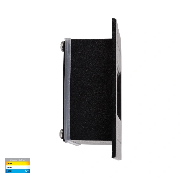 Step light Trin Rectangular 5W 3CCT LED BLK