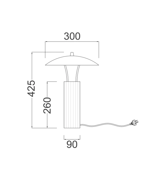 Table lamp Paraccu Travertine 8W LED