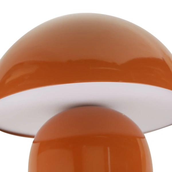 Table Lamp Mushroom LED CCT Dim Rechargeable Clay