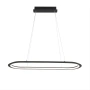 Linear light Ovale L80 LED 38W 3CCT BLK