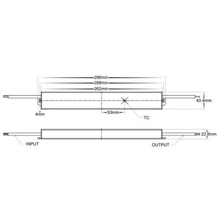 Driver LED HV9658-95WS slim 24V IP66
