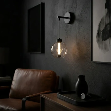 Wall light Meteor 1 LED 5W BLK