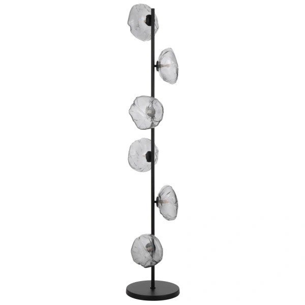Floor lamp ZECCA 6 LTS D200 BLACK SMOKE