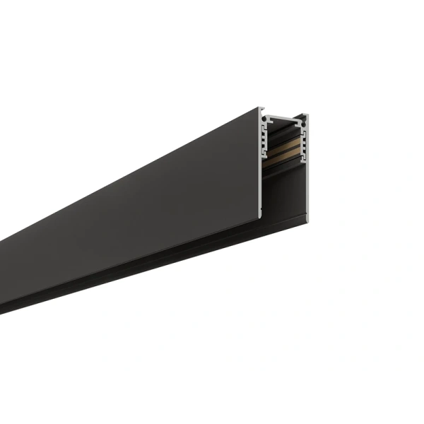 Suspended track set Edge 3M 4lt LED 24W BLK