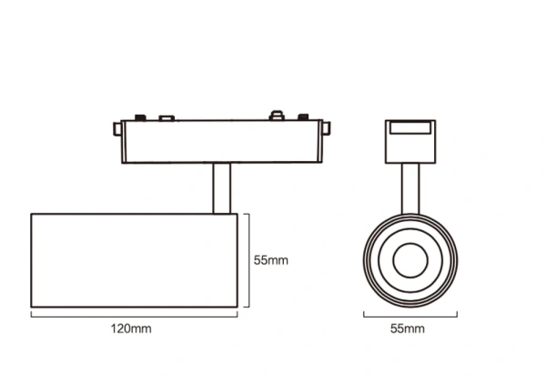 Track Spotlight Z3017-18.36.CCT.BK 48V 18W WIFI