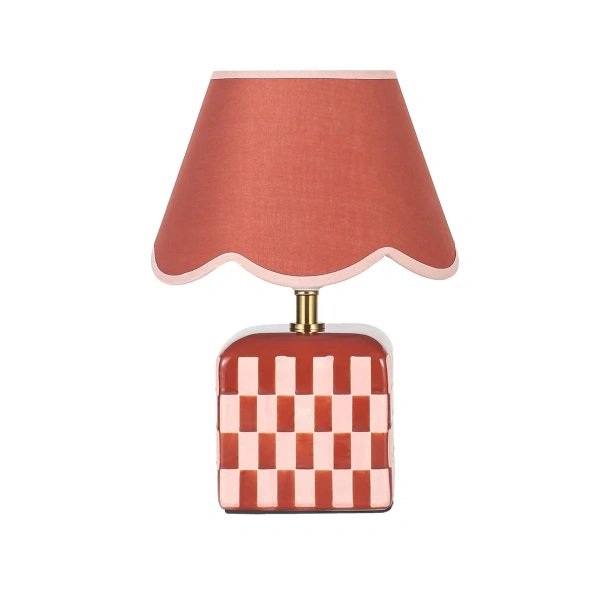 Table lamp Valentina Ceramic E27 Coral