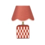 Table lamp Valentina Ceramic E27 Coral