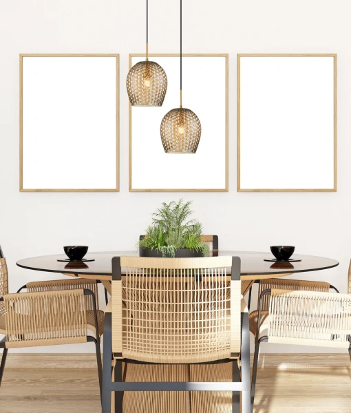 Pendant lamp Fossetta 1 E27 D19 AM