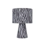 Table lamp Momo Zebra E27 BL