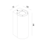 Wall lamp Blaze Up/Down GU10 IP65 Sandstone BL