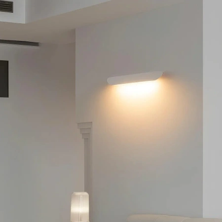 Wall light Ledge Cement LED WH