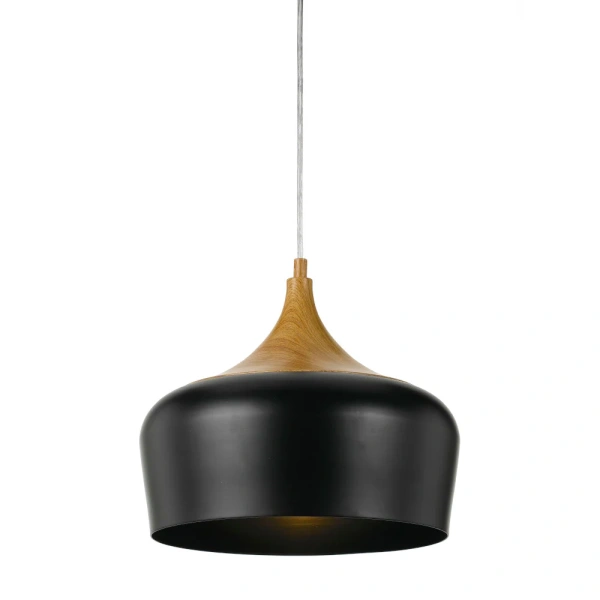 Pendant POLK 30 BLK, Oak, Nickel