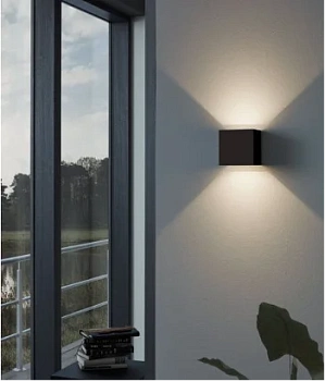 Wall light VERSA LED 6W 3CCT HV3658T-BLK-SQ