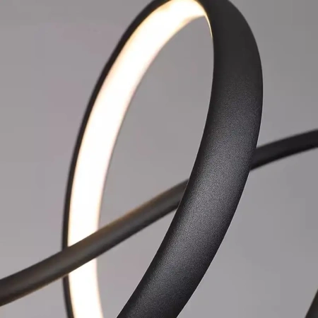 Pendant lamp Famous linear 2 P1 LED 20W 3CCT L1200 BK
