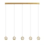 Pendant light SEGOVIA 5 Bar LED 25W GD