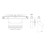 Track lense spotlight HCP-1029104 BK 48V 6W