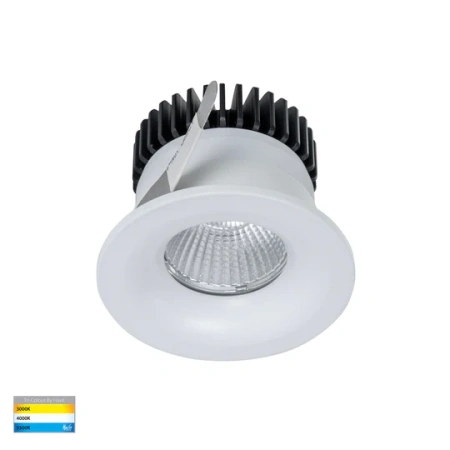 Recessed Downlight Niche Round LED 6W 3CCT IP54 WHT