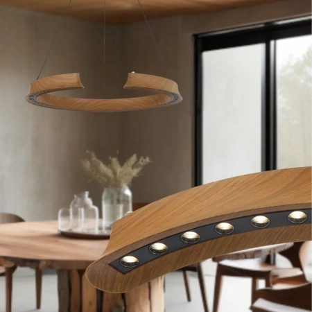 Pendant lamp Lucid Round D65 LED 34W  touch dim WD