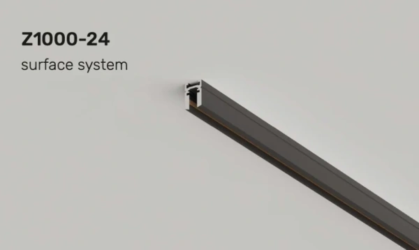 Surface track Z1000-24.SR.200.BK 2M 24V