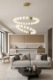 Pendant lamp Cloud 2 P52 LED 45W 3CCT BRS