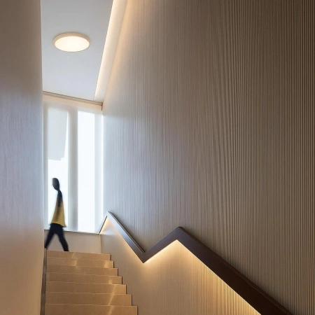 Ceiling lamp Soluna Travertine Oyster LED